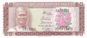 Sierra Leone p4d 50 Cents